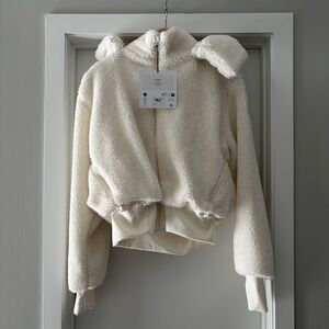 ALO Yoga Ivory Sherpa Jacket